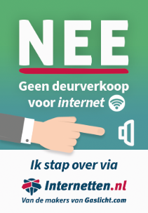 Internetten.nl deursticker