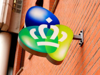 KPN logo aan muur